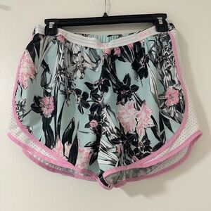 Nike Floral Print Athletic Shorts